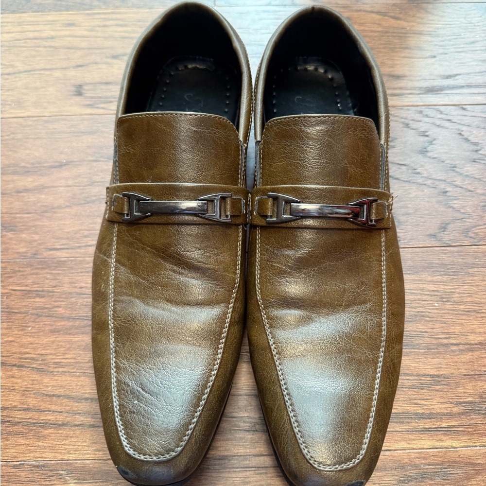 Men's Brown Leather Loafers